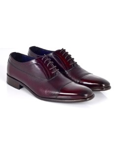 Oxford de peau Bordeaux PAMOR-BURDEOS