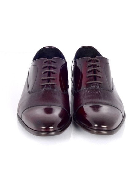 Oxford de peau Bordeaux PAMOR-BURDEOS