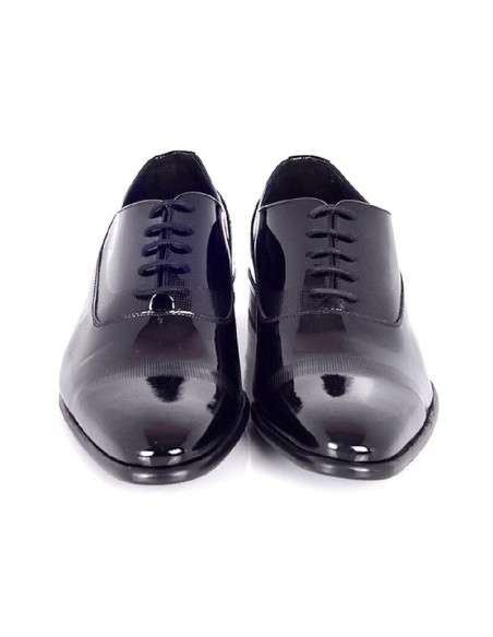 Oxford de piel con plantilla extraible color negro