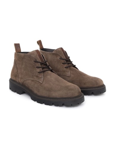 Bottine suède gris SERUPE-TAUPE