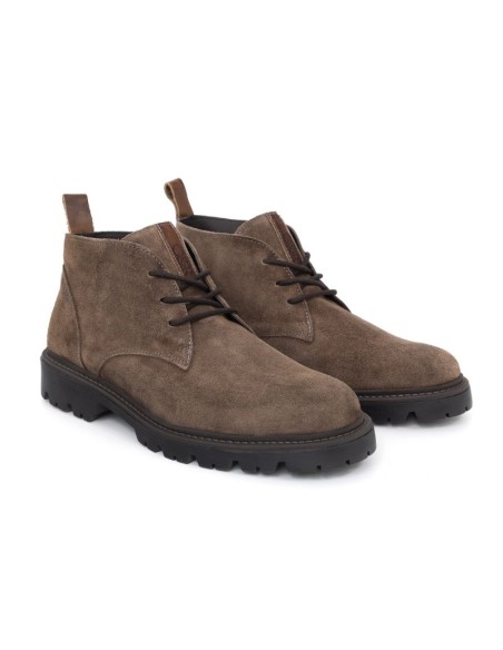 Bottine suède gris SERUPE-TAUPE