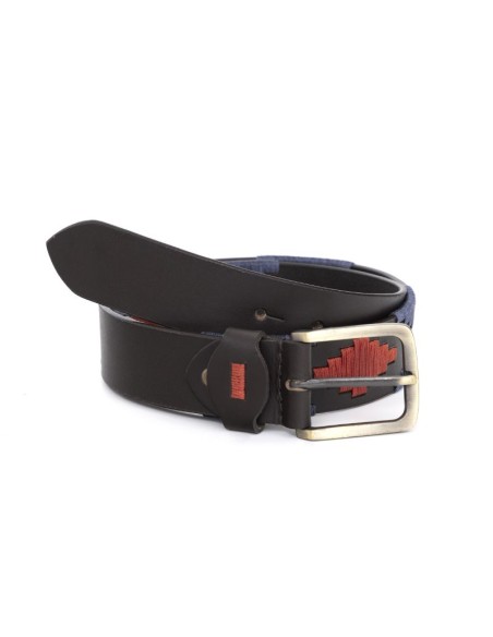 Ceinture de peau marron B-ARGANDA-MARRON