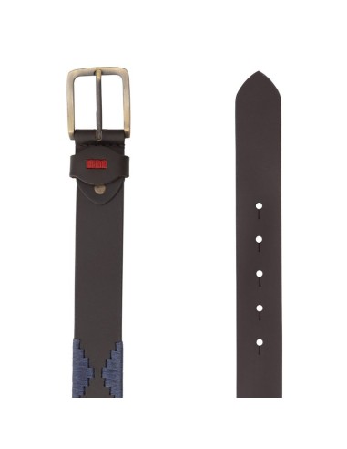 Ceinture de peau marron B-ARGANDA-MARRON