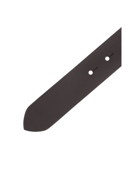 Brown leather belt