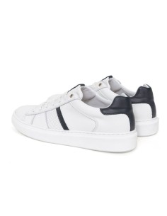 Sneakers de piel liso color blanco 2