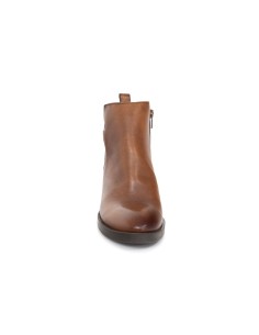 Light Brown leather women's boots 2