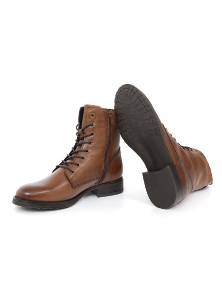 Light Brown leather women's boots