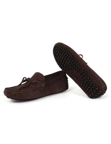 Mocassin suède marron ITONA-BROWN