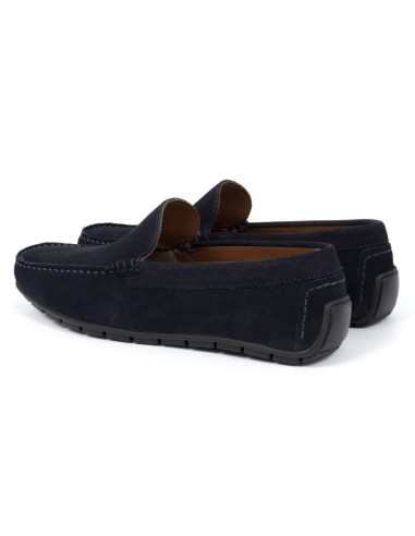 Mocassin suède bleu ILATE-NAVY