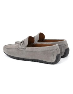 Grey suede moccasin 2