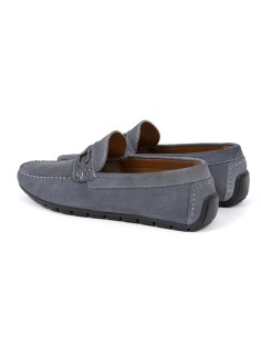 Mocassin suède bleu ITAMA-JEANS 2