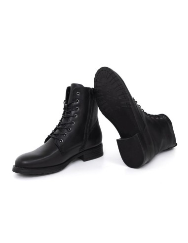 bottines femme de peau le noir W-NESA-BLACK