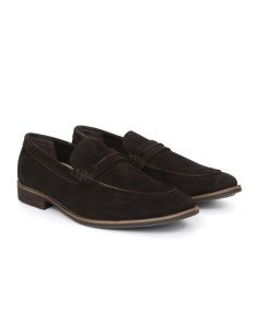 Mocassin suède marron VISILEM-MARRON