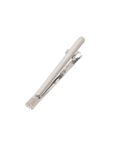 Silver Brass tie clip 2