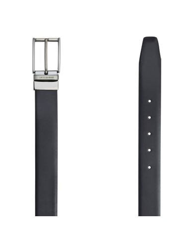 Ceinture de peau le noir B-REVER-BLACK-BROWN