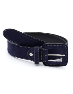 ceinture femme suède bleu WB-SUKAN-BLUE