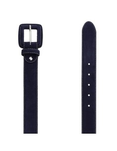 Blue suede women's belt 2