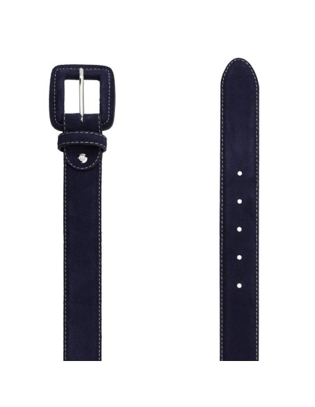ceinture femme suède bleu WB-SUKAN-BLUE
