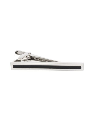 Silver Brass tie clip