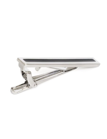 Silver Brass tie clip