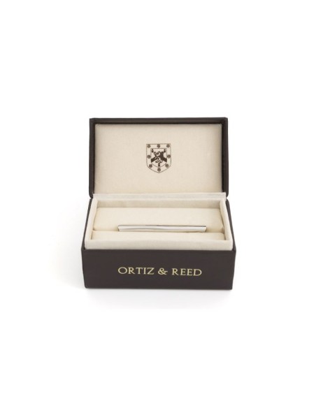 Silver Brass tie clip