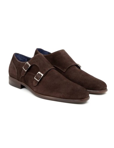 chaussure avec boucle suède marron SERPOR-TESTA