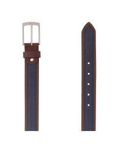 Ceinture nubuck bleu B-NIBU-NAVY 2