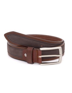 Ceinture nubuck cuir B-NIBU-TAUPE