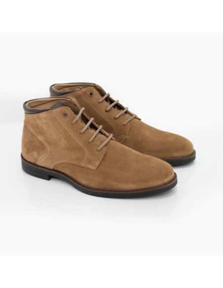 Bottine suède cuir SAMUK-CUERO