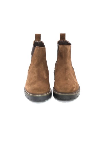 bottines chelsea suède beige SONIP-TAUPE