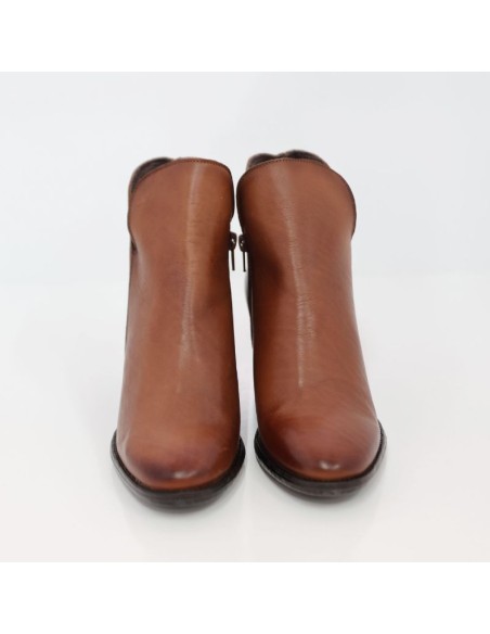 Light Brown leather women's boots