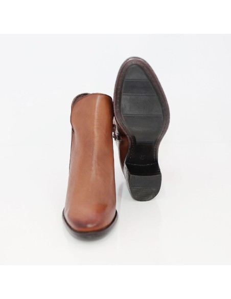 Light Brown leather women's boots