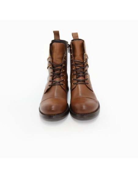 Light Brown leather women's boots