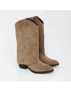 bottes femme suède cuir W-SAMORI-CUERO