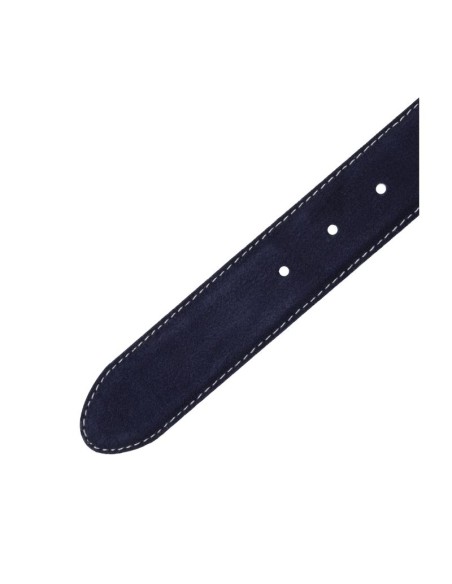Blue suede women's belt
