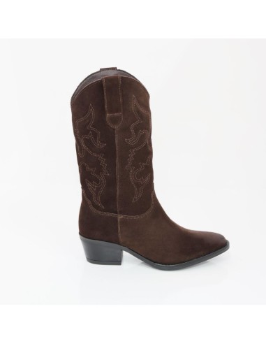 Brown suede Women's high boots