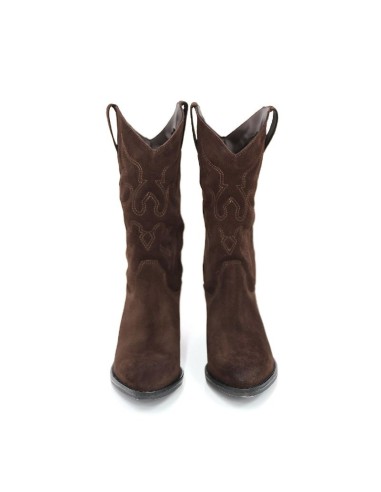 Brown suede Women's high boots