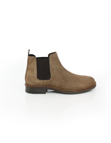 bottines chelsea suède beige SIPAME-TAUPE