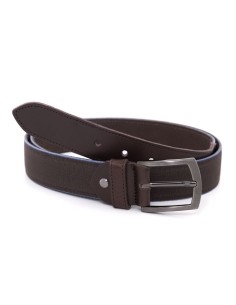 Brown combined with leather belt