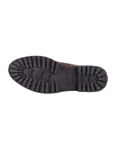 Mocasines de mujer de piel trenzado color beige