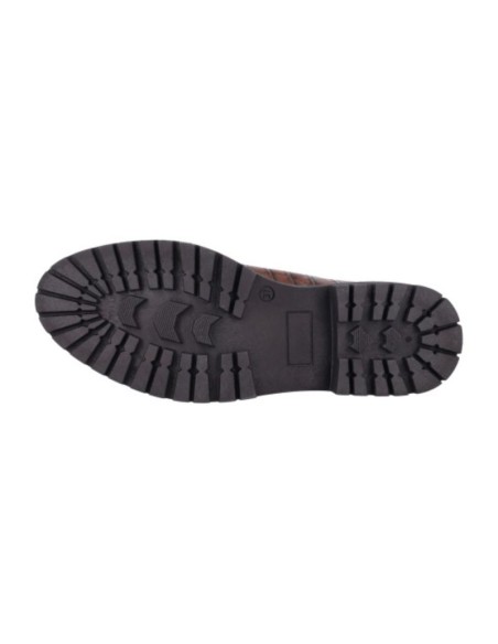 Mocasines de mujer de piel trenzado color beige