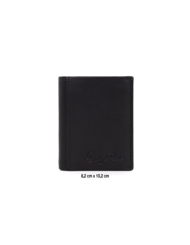 Black leather wallet