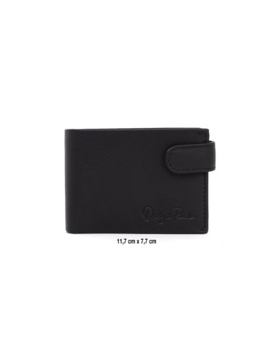 Black leather wallet