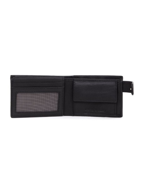 Black leather wallet