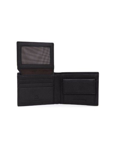Black leather wallet