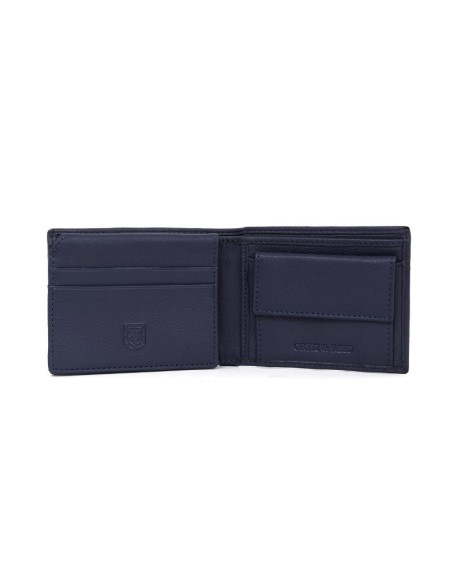 Mallette de peau bleu AC-ICONIC1-NAVY