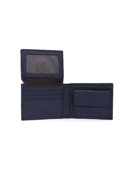 Mallette de peau bleu AC-ICONIC1-NAVY
