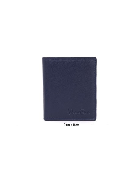 Mallette de peau bleu AC-ICONIC3-NAVY