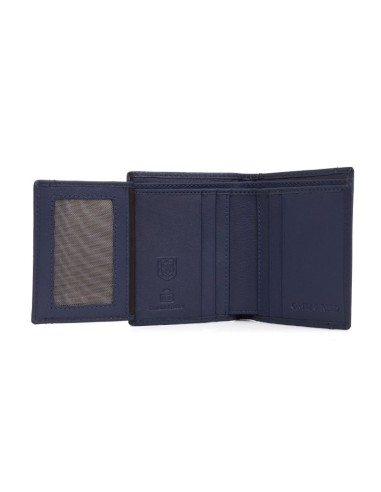 Mallette de peau bleu AC-ICONIC3-NAVY