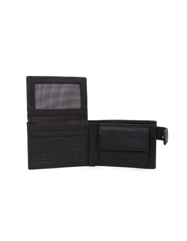 Black leather wallet